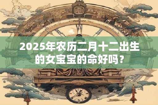 2025年农历二月十二出生的女宝宝的命好吗？