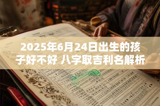 2025年6月24日出生的孩子好不好 八字取吉利名解析