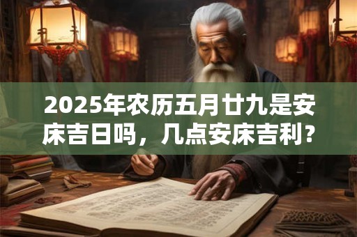 2025年农历五月廿九是安床吉日吗，几点安床吉利？