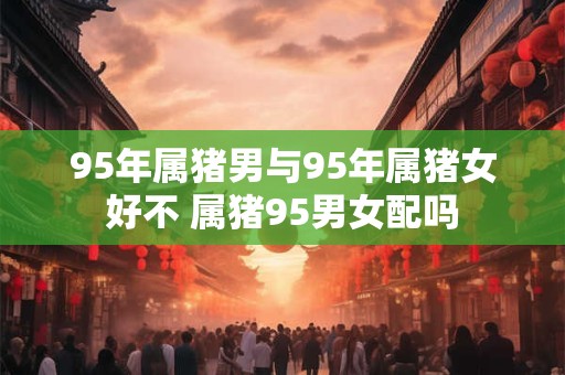 95年属猪男与95年属猪女好不 属猪95男女配吗