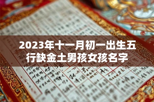 2026年十一月初一出生五行缺金土男孩女孩名字 2026年十一月初一出生五行缺金土男孩女孩名字