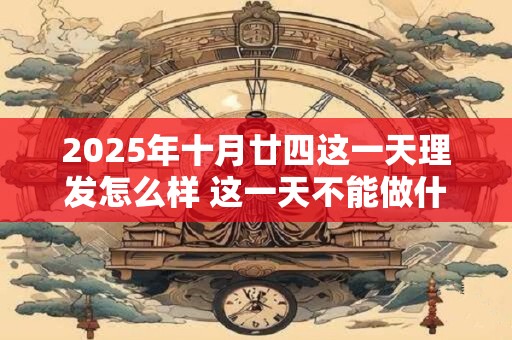 2025年十月廿四这一天理发怎么样 这一天不能做什么