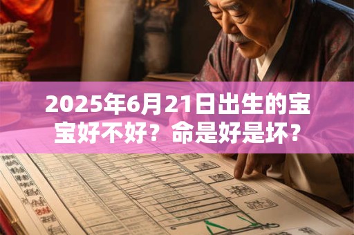 2025年6月21日出生的宝宝好不好?命是好是坏? 2025年6月21日出生的宝宝好不好?命是好是坏?