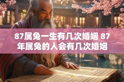 87属兔一生有几次婚姻 87年属兔的人会有几次婚姻
