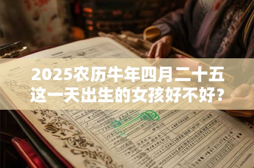 2025农历牛年四月二十五这一天出生的女孩好不好？