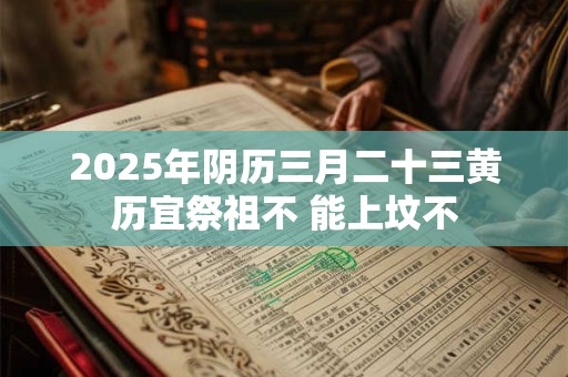 2025年阴历三月二十三黄历宜祭祖不 能上坟不