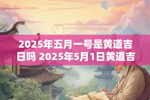 2025年五月一号是黄道吉日吗 2025年5月1日黄道吉日