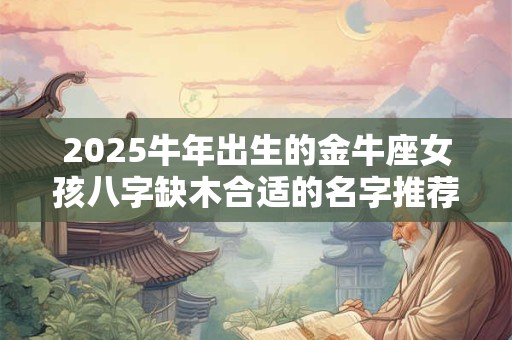 2025牛年出生的金牛座女孩八字缺木合适的名字推荐 2025牛年出生的金牛座女孩八字缺木合适的名字推荐