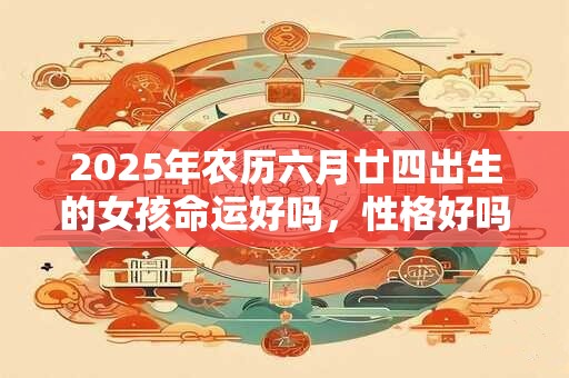 2025年农历六月廿四出生的女孩命运好吗，性格好吗？