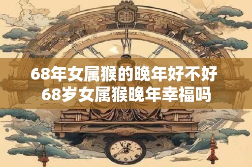 68年女属猴的晚年好不好 68岁女属猴晚年幸福吗