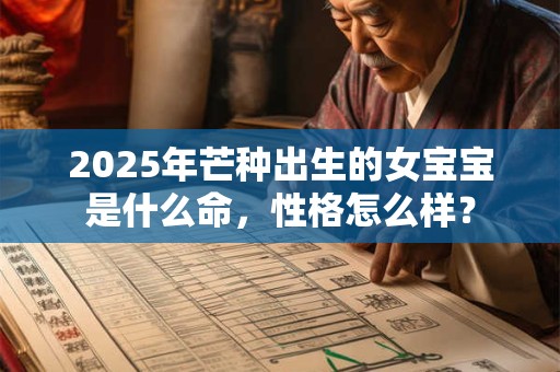 2025年芒种出生的女宝宝是什么命，性格怎么样？