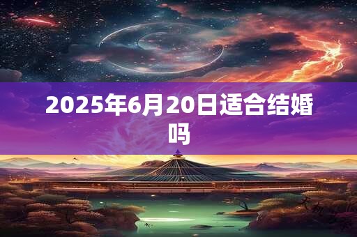2025年6月20日适合结婚吗 2025年6月20日适合结婚吗