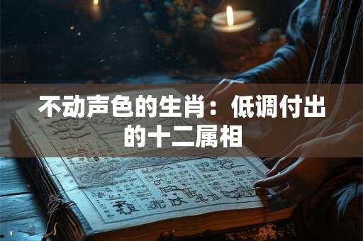 不动声色的生肖：低调付出的十二属相
