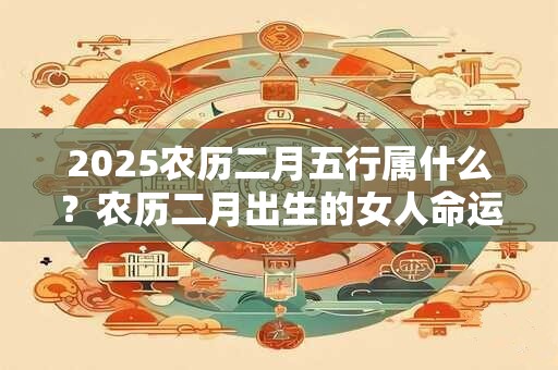 2025农历二月五行属什么？农历二月出生的女人命运