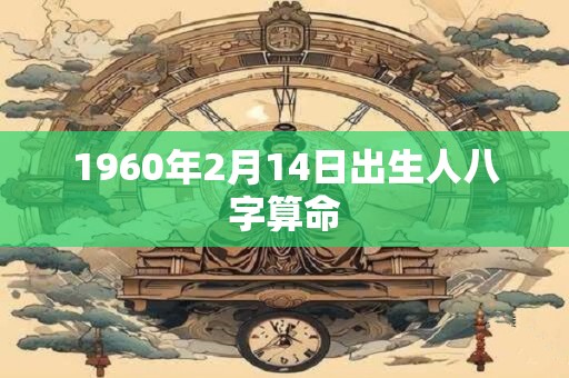 1960年2月14日出生人八字算命