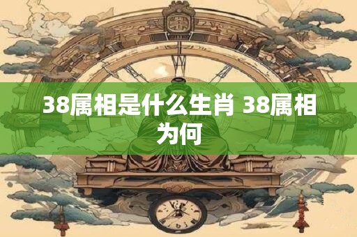 38属相是什么生肖 38属相为何