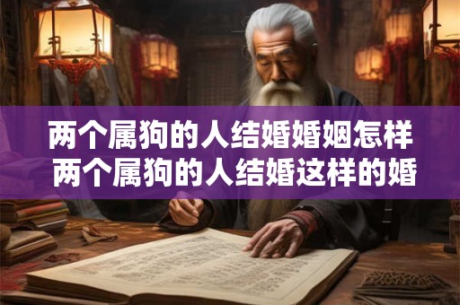 两个属狗的人结婚婚姻怎样 两个属狗的人结婚这样的婚姻会有什么样的挑战和机遇