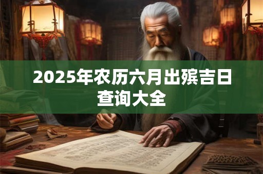 2025年农历六月出殡吉日查询大全