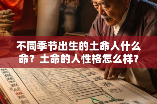 不同季节出生的土命人什么命？土命的人性格怎么样？