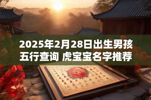 2025年2月28日出生男孩五行查询 虎宝宝名字推荐