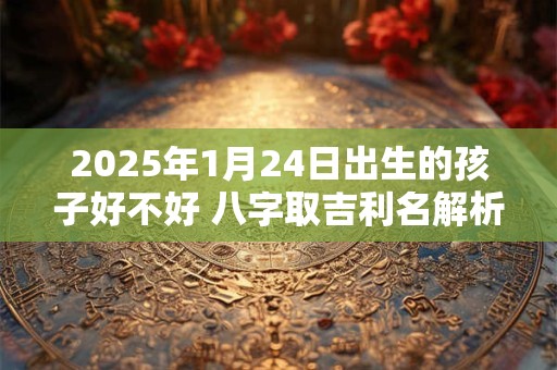 2025年1月24日出生的孩子好不好 八字取吉利名解析