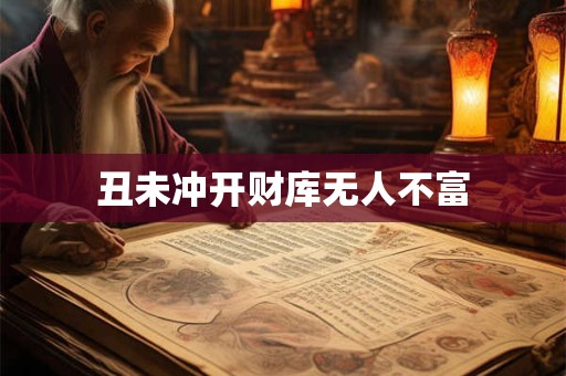 丑未冲开财库无人不富
