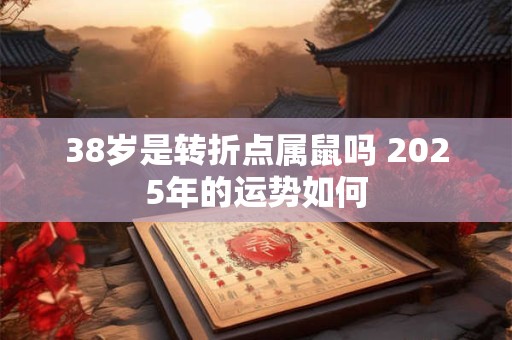 38岁是转折点属鼠吗 2025年的运势如何