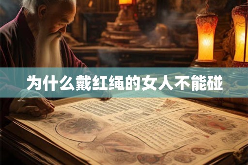 为什么戴红绳的女人不能碰 为什么戴红绳的女人不能碰