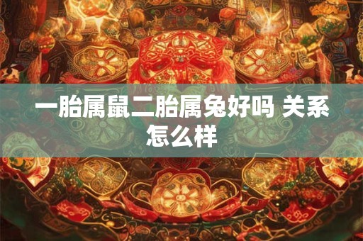 一胎属鼠二胎属兔好吗 关系怎么样