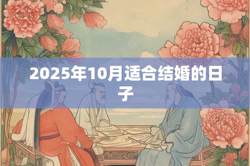 2025年10月适合结婚的日子