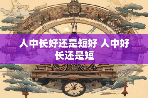 人中长好还是短好 人中好长还是短