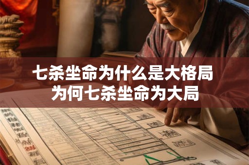 七杀坐命为什么是大格局 为何七杀坐命为大局