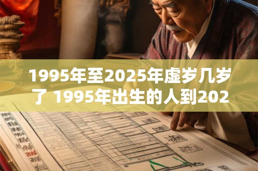 1995年至2025年虚岁几岁了 1995年出生的人到2025年几岁了