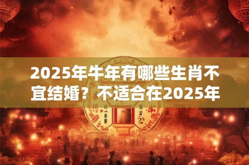 2025年牛年有哪些生肖不宜结婚？不适合在2025年结婚的生肖