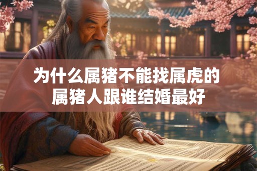 为什么属猪不能找属虎的 属猪人跟谁结婚最好
