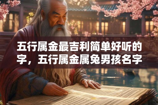 五行属金最吉利简单好听的字，五行属金属兔男孩名字