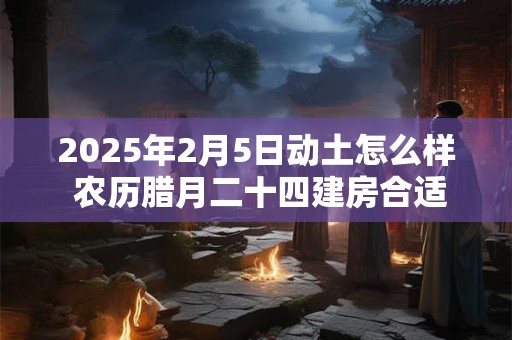 2025年2月5日动土怎么样 农历腊月二十四建房合适吗