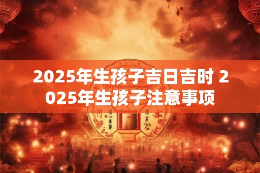 2025年生孩子吉日吉时 2025年生孩子注意事项