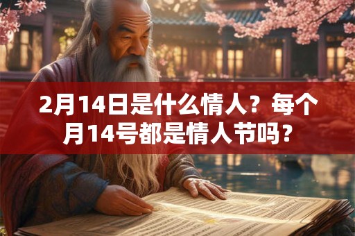 2月14日是什么情人？每个月14号都是情人节吗？