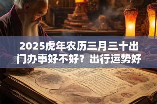 2025虎年农历三月三十出门办事好不好？出行运势好不好？