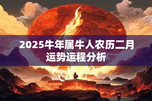 2025牛年属牛人农历二月运势运程分析