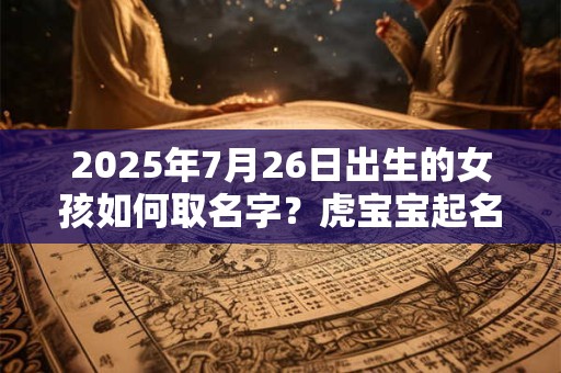 2025年7月26日出生的女孩如何取名字？虎宝宝起名用字