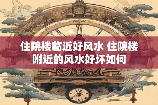 住院楼临近好风水 住院楼附近的风水好坏如何