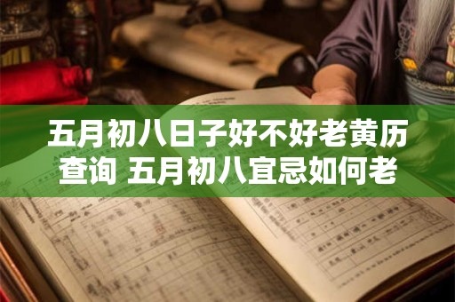 五月初八日子好不好老黄历查询 五月初八宜忌如何老黄历查一下