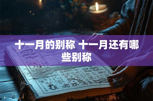 十一月的别称 十一月还有哪些别称