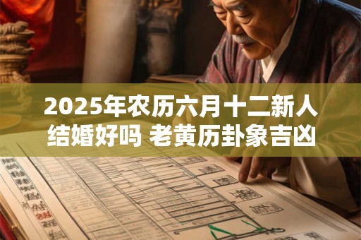2025年农历六月十二新人结婚好吗 老黄历卦象吉凶