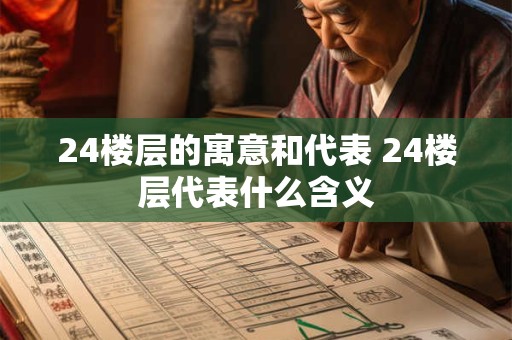 24楼层的寓意和代表 24楼层代表什么含义
