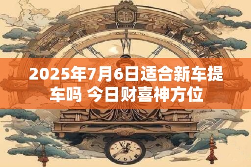 2025年7月6日适合新车提车吗 今日财喜神方位