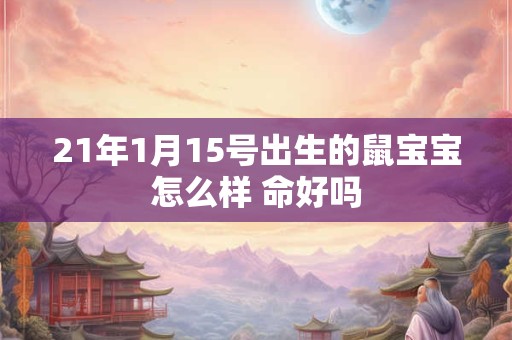 21年1月15号出生的鼠宝宝怎么样 命好吗 21年1月15号出生的鼠宝宝怎么样 命好吗