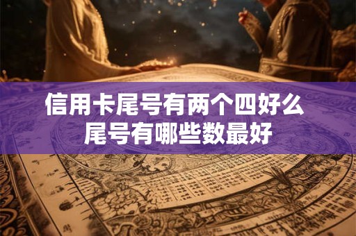信用卡尾号有两个四好么 尾号有哪些数最好